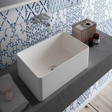 HI-MACS® opzet sanitair wasbak CB540R | Baars & Bloemhoff HI-MACS® opzet sanitair wasbak CB540R