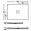 HI-MACS® Douchebak CST-90-120M S028 product photo